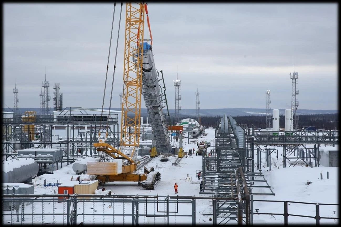 Строительство ГФУ-2 Иркутской нефтяной компании